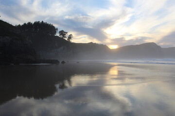 Asturias y el sol de poniente