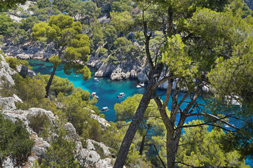  Water recreation in the Calanques National Park, France