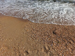 sea waves on the beach