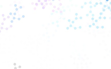 Light Multicolor vector backdrop with artificial intelligence data.