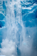 Calving Icebergs, South Sawyer Glacier, Alaska