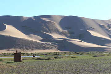 Sanddüne in Gobi Wüste, Mongolei