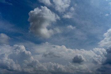 blue sky with clouds