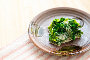 ケールのマヨネーズ和え