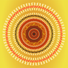 abstract background with circles