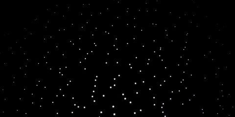 Dark Purple vector layout with bright stars. Shining colorful illustration with small and big stars. Pattern for websites, landing pages.