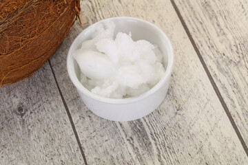 Dietary Coconut oil in the bowl