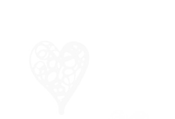 Light Gray vector template with doodle hearts.