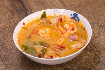 Famous Thai Tom Yam soup