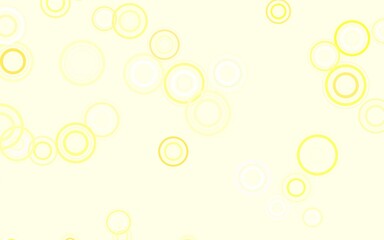 Light Green, Yellow vector background with spots.