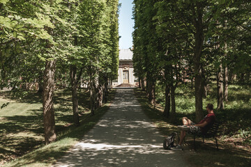 old street in the old town