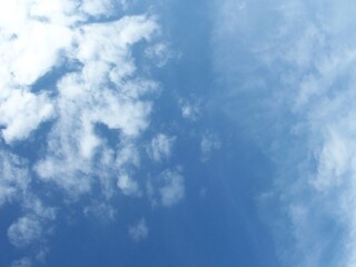 blue sky with clouds