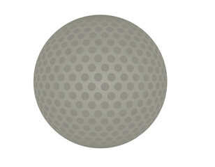 Golf ball isolated. vector illustration
