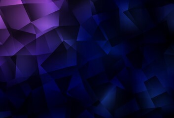 Obraz premium Dark Purple, Pink vector gradient triangles template.