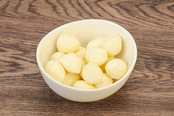 Natural tasty baby Mozarella cheese