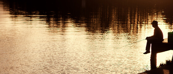 Fisher Man in Golden Hour