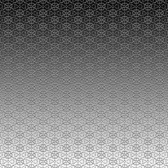 Bas-relief illustration with repetitive geometric shapes covering the background. Black and white design for pattern, web, wallpaper, digital graphics and artistic decorations.