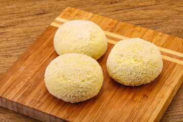 Raw potato zrazy for cooking