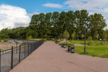 Incheon square in the city of Kronstadt, built as a sign of Russian-Korean friendship.