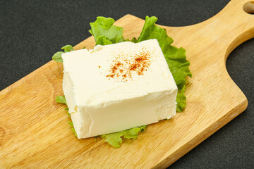 Greek traditional soft feta cheese