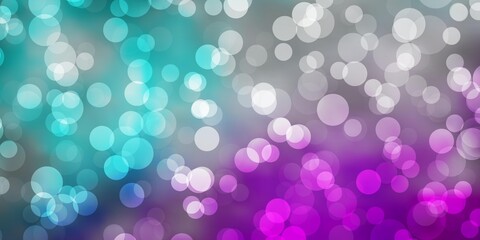 Light Pink, Blue vector template with circles. Modern abstract illustration with colorful circle shapes. Design for posters, banners.