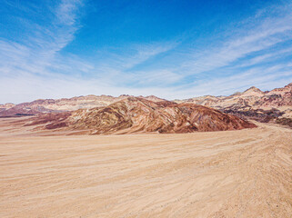 Amazing view of colorful Artist's Palette.Death Valley National Park.California.USA