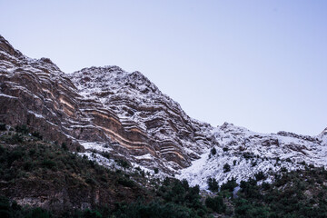 Snow Over Maipo Mountains