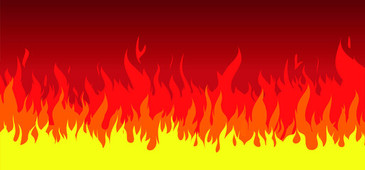 Red and orange Fire flames flame shapes on a white background Vector icon icons sign signs fun funny firework fireman line pattern draw drawing bonfire cartoon Campfire element Hot bonfire kit Heat