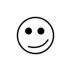 emoticon icon on white background