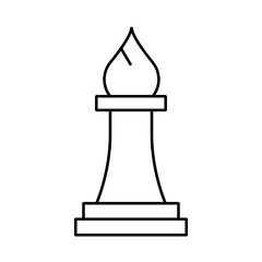 Chess , strategy icon suitable for info graphics, websites and print media and interfaces. Line vector icon.