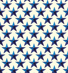Obraz premium Grating star, seamless lattice pattern. Modern design in bauhaus style. Good idea for textile, wallpaper, shopping poster, wrapping paper.