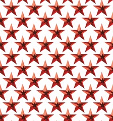 Obraz premium Grating star, seamless lattice pattern. Modern design in bauhaus style. Good idea for textile, wallpaper, shopping poster, wrapping paper.