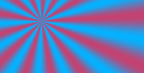 Abstract gradient blurred multicolored rainbow light spectrum radial background. Radial concentric pattern. Vivid neon Colors. Multifunctional fashion holiday arts kids education school backdrop