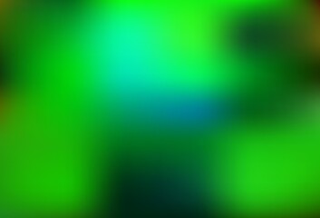 Light Green vector blurred background.