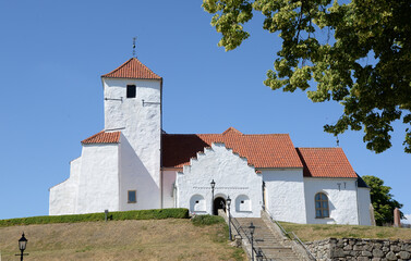 Fototapeta na wymiar Vitaby kyrka in Schweden