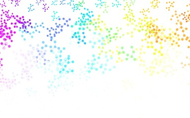 Light Multicolor vector backdrop with artificial intelligence data.