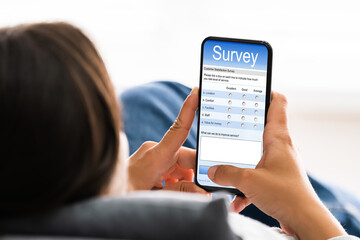 Filling Online Survey Form