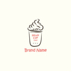 Illustration vector graphic of Cup drink logo. Design inspiration. Fit to your restaurant, cafe or your business