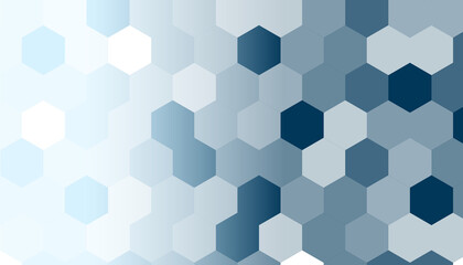 Fondo de hexagonos degradado en azul