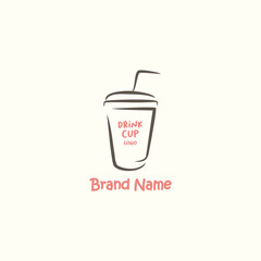 Illustration vector graphic of Cup drink logo. Design inspiration. Fit to your restaurant, cafe or your business