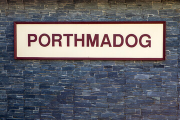 Porthmadog in North Wales, UK