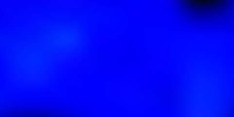 Dark blue vector abstract blur backdrop.