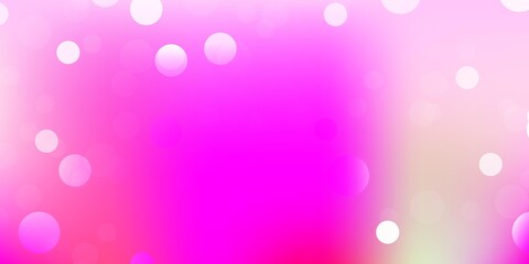 Light pink, green vector backdrop with chaotic shapes.