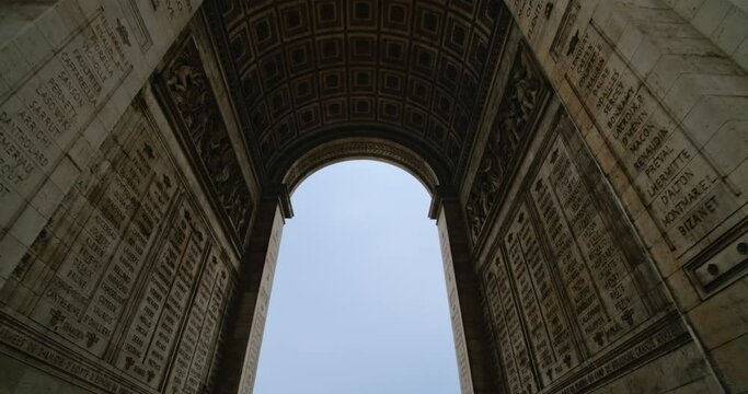 The Arch Of Triumph (Arc De Triomphe) In Paris