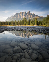 Reflections of Castle Mountain
