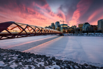 Calgary at sunrise