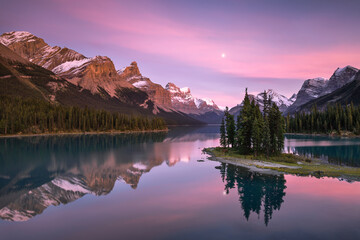 Spirit Island at sunset
