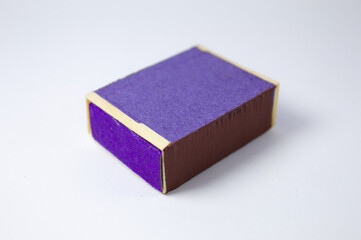 Matchbox with white background
