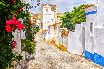 street of Terena, old village at south of Portugal