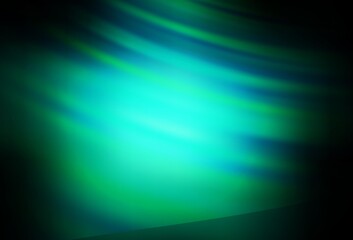 Dark Green vector colorful blur backdrop.